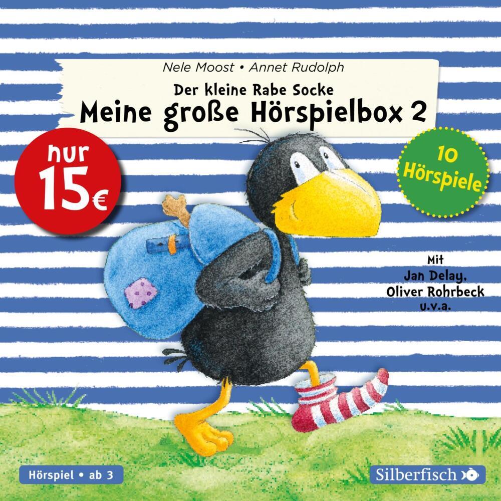 Der kleine Rabe Socke - Meine große Hörspielbox 2, Audio-CD main product photo