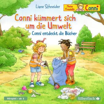 Conni kümmert sich um die Umwelt / Conni entdeckt die Bücher, 1 Audio-CD