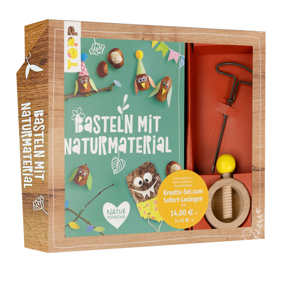 Kreativ-Set Basteln mit Naturmaterial main product photo
