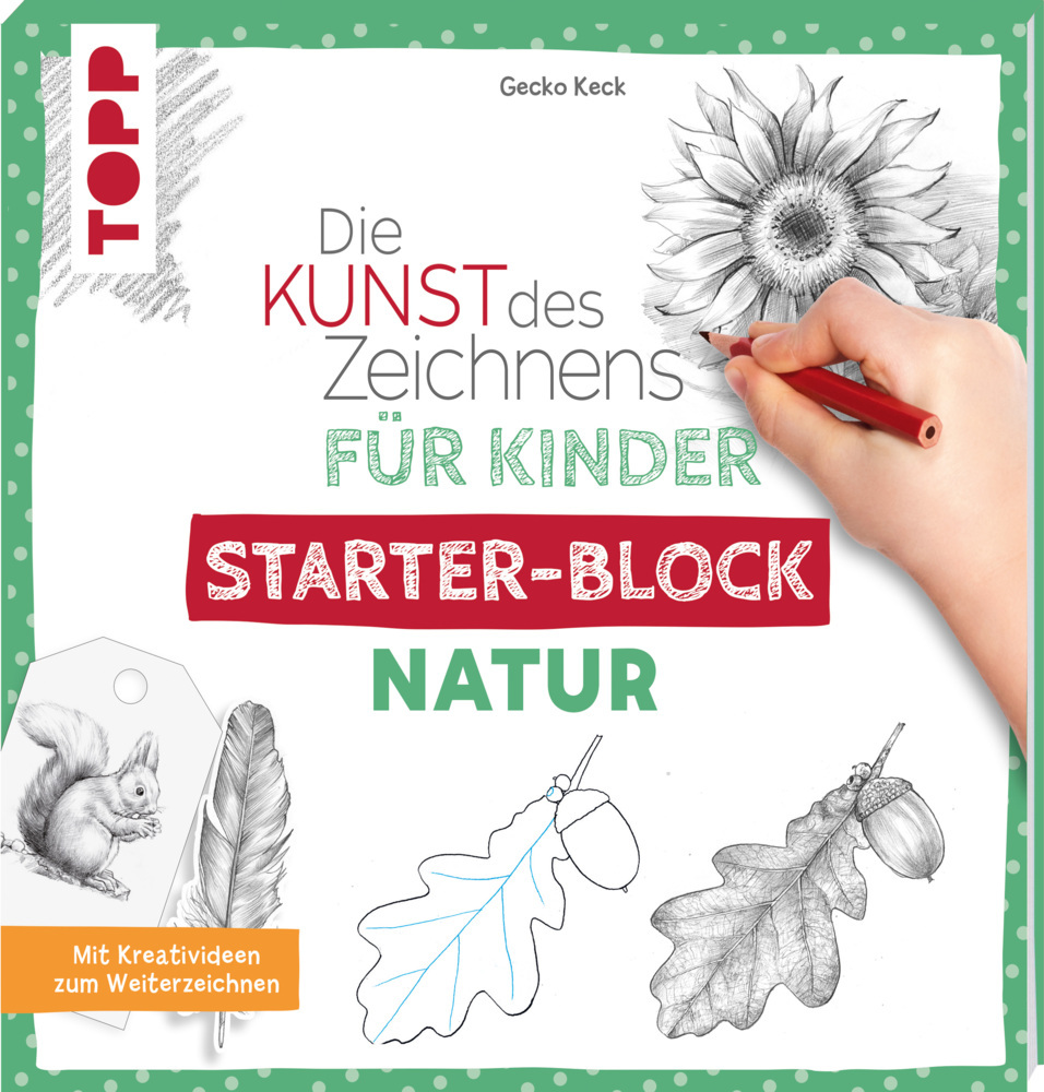 Die Kunst des Zeichnens für Kinder Starter-Block - Natur main product photo