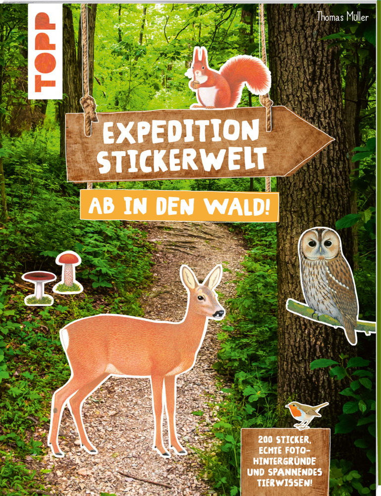 Expedition Stickerwelt - Ab in den Wald! main product photo