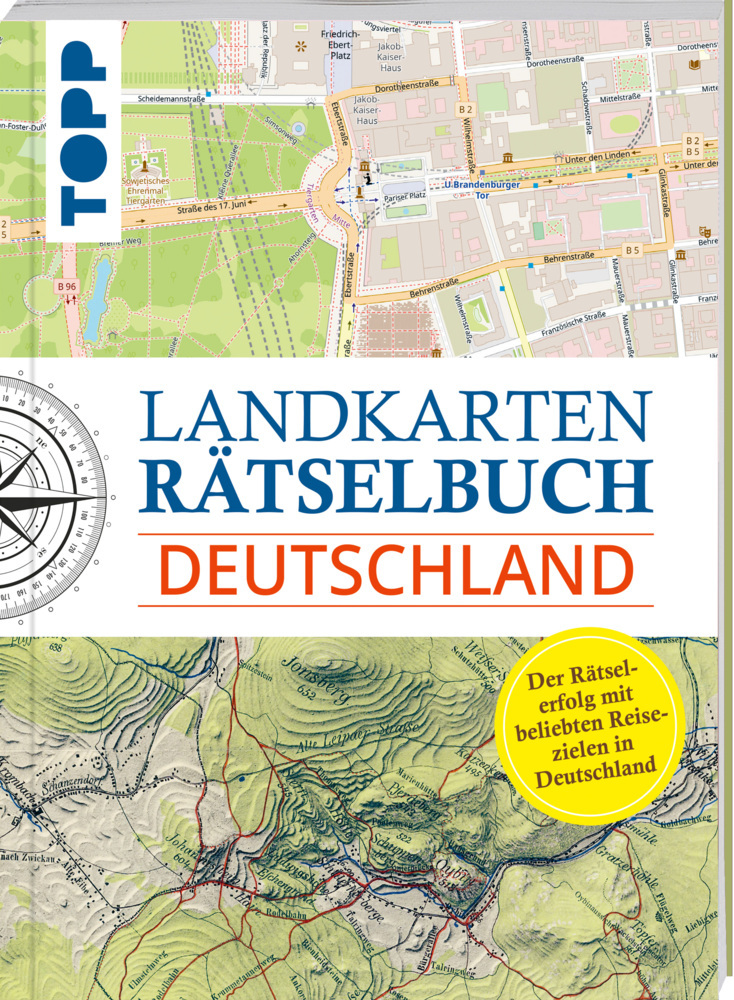 Landkarten Rätselbuch - Deutschland main product photo