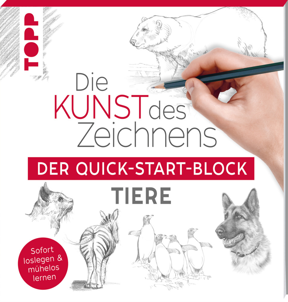 Die Kunst des Zeichnens Tiere. Der Quick-Start-Block main product photo