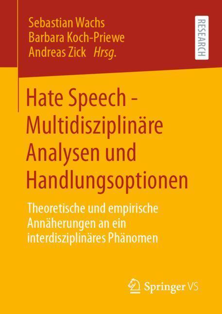 Hate Speech - Multidisziplinäre Analysen und Handlungsoptionen main product photo