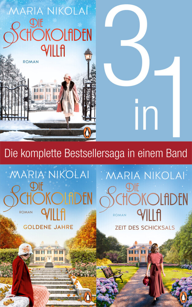 Die Schokoladenvilla Band 1-3: Die Schokoladenvilla/ Goldene Jahre/ Zeit des Schicksals (3in1-Bundle) main product photo