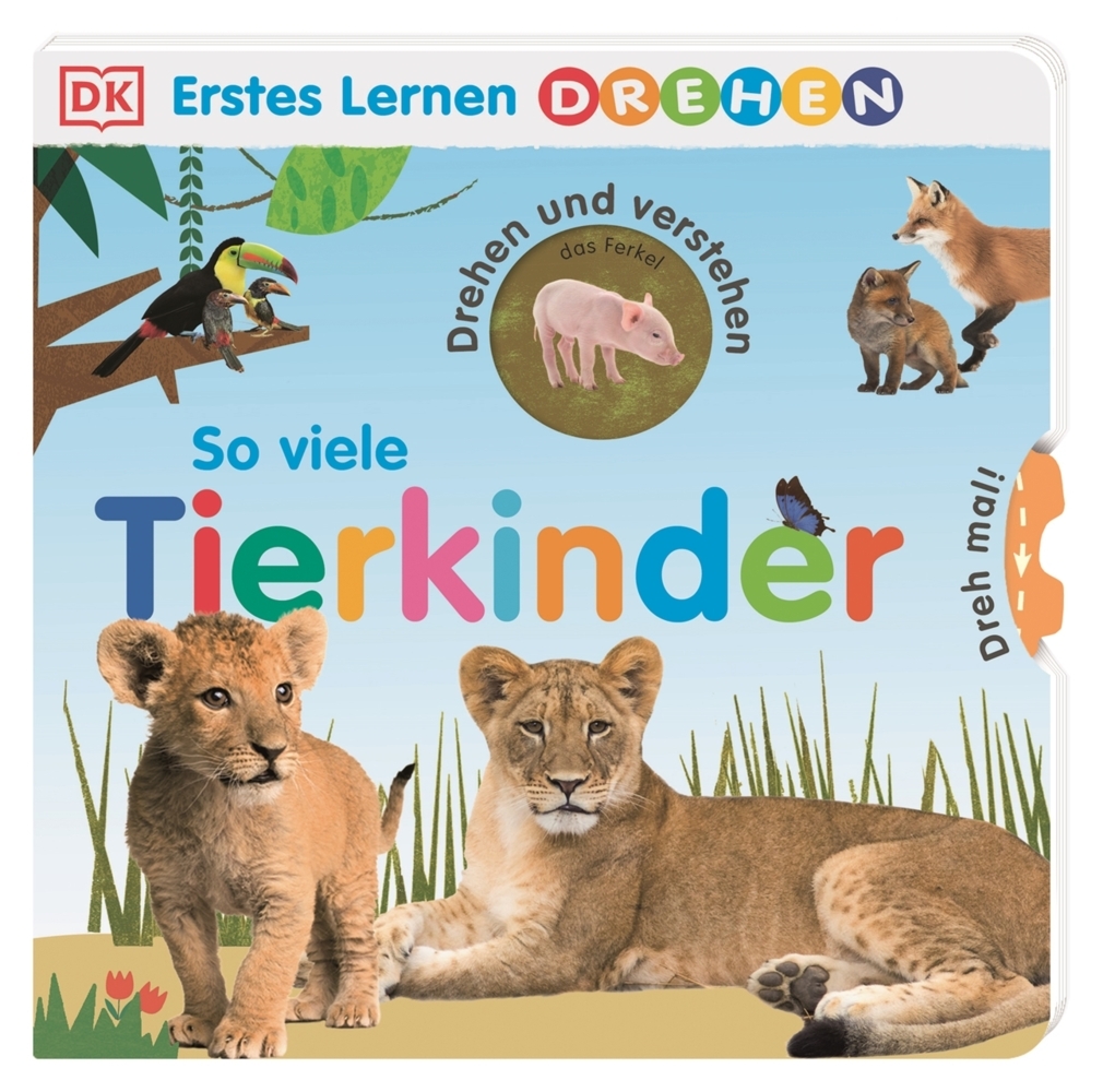 Erstes Lernen Drehen. So viele Tierkinder main product photo