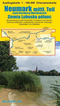 Landkarte Neumark - mittlerer Teil