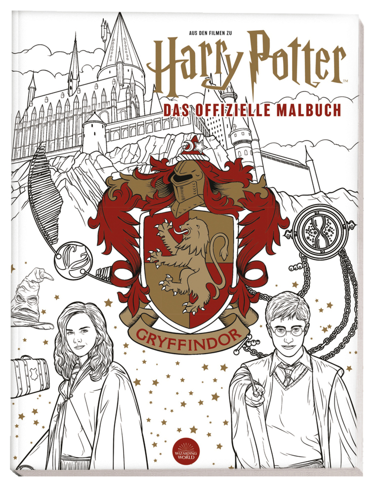 Aus den Filmen zu Harry Potter: Das offizielle Malbuch: Gryffindor main product photo