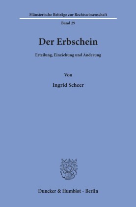 Der Erbschein.