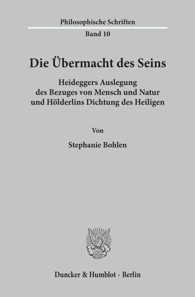Die Übermacht des Seins. main product photo
