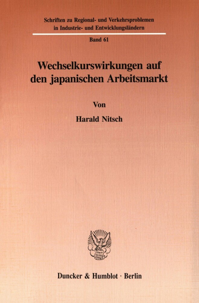 Wechselkurswirkungen auf den japanischen Arbeitsmarkt. main product photo