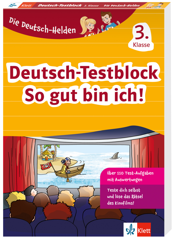 Klett Die Deutsch-Helden: Deutsch-Testblock So gut bin ich! 3. Klasse main product photo
