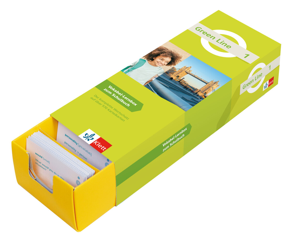 Green Line 1 (ab 2021) Klasse 5 - Vokabel-Lernbox zum Schulbuch main product photo
