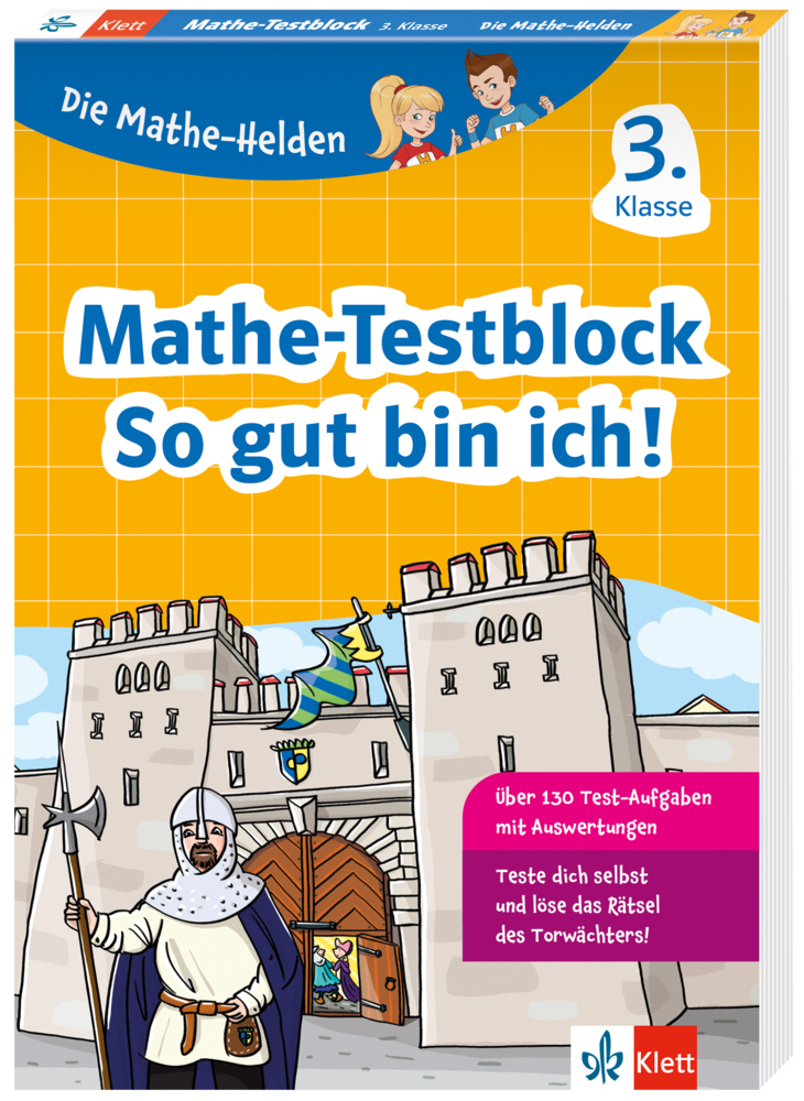Klett Die Mathe-Helden: Mathe-Testblock So gut bin ich! 3. Klasse main product photo