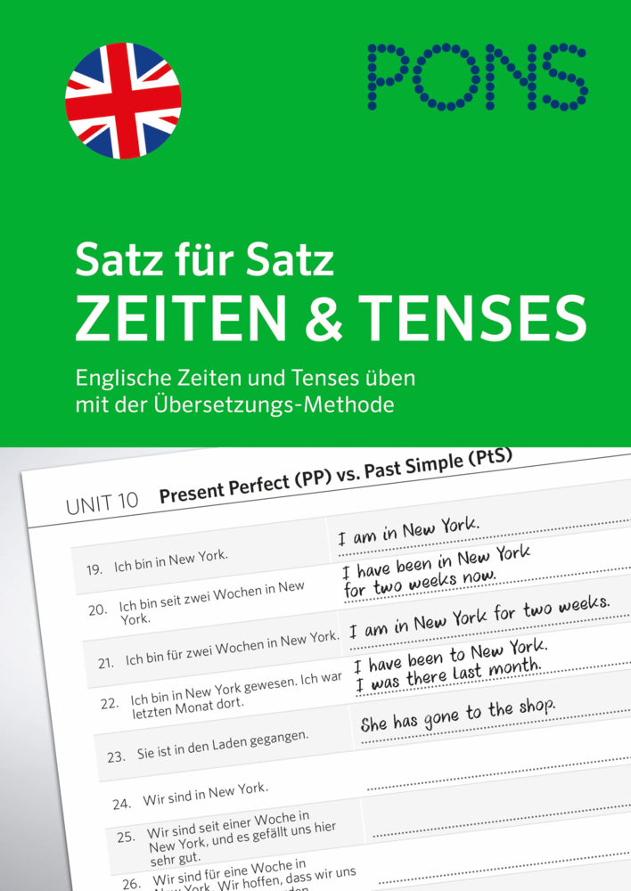 PONS Satz für Satz Englisch Zeiten und Tenses main product photo