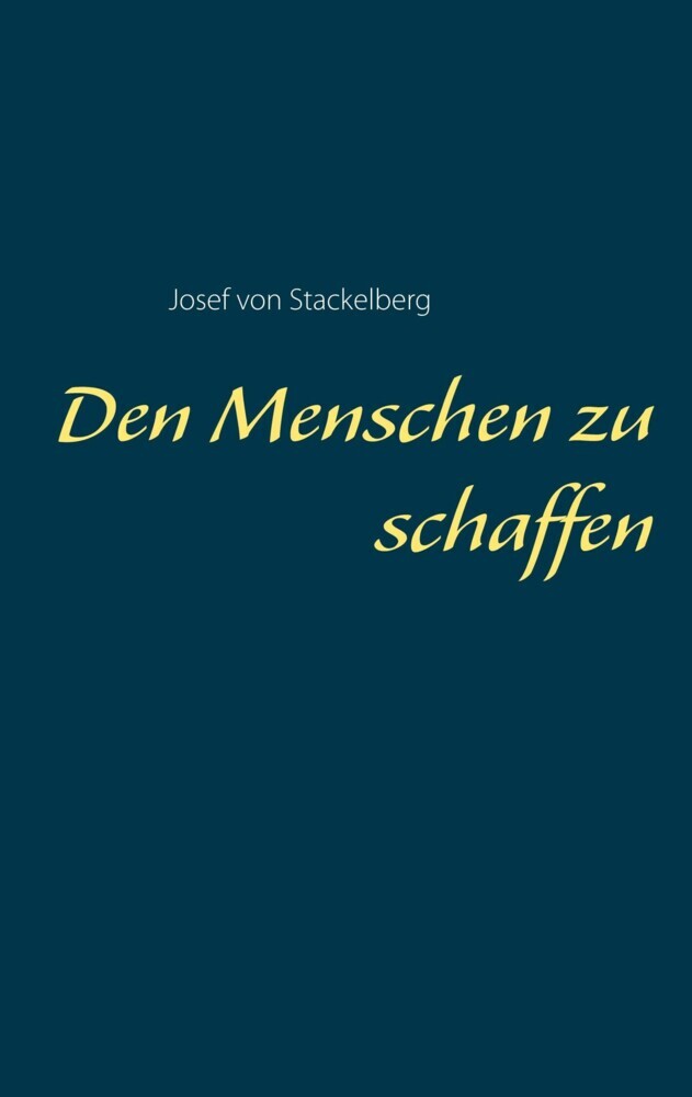 Den Menschen zu schaffen main product photo