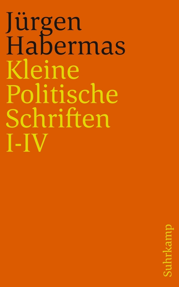 Kleine Politische Schriften (I-IV) main product photo
