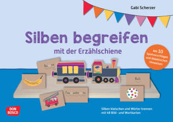 Silben begreifen mit der Erzählschiene. Erzählschienen-Figurenset, m. 1 Beilage