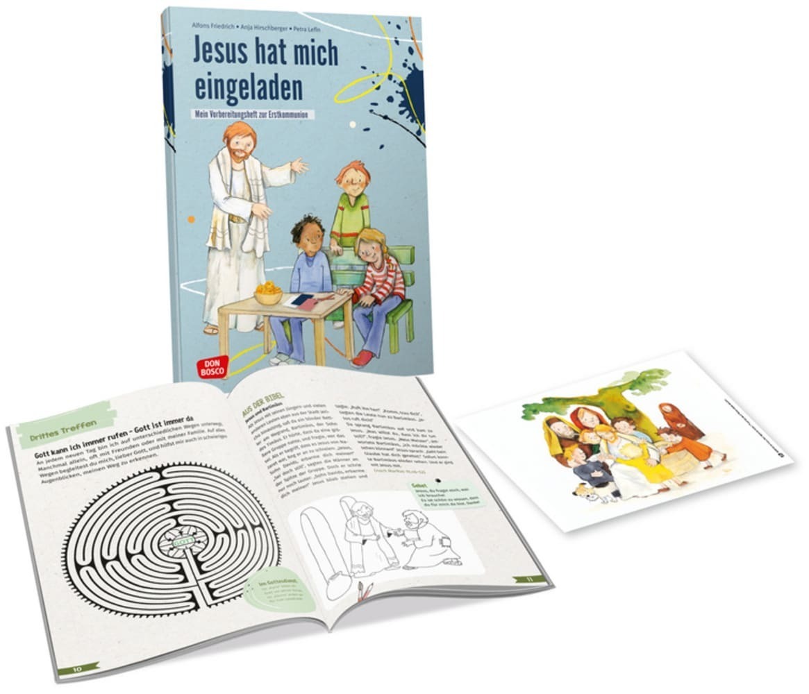 Jesus hat mich eingeladen. Der Vorbereitungskurs auf Erstbeichte und Erstkommunion main product photo