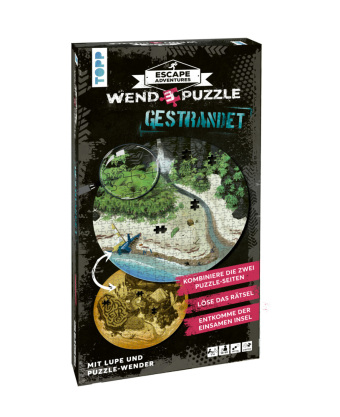 TOPP Escape Adventures - Wendepuzzle: Gestrandet - 280 Teile