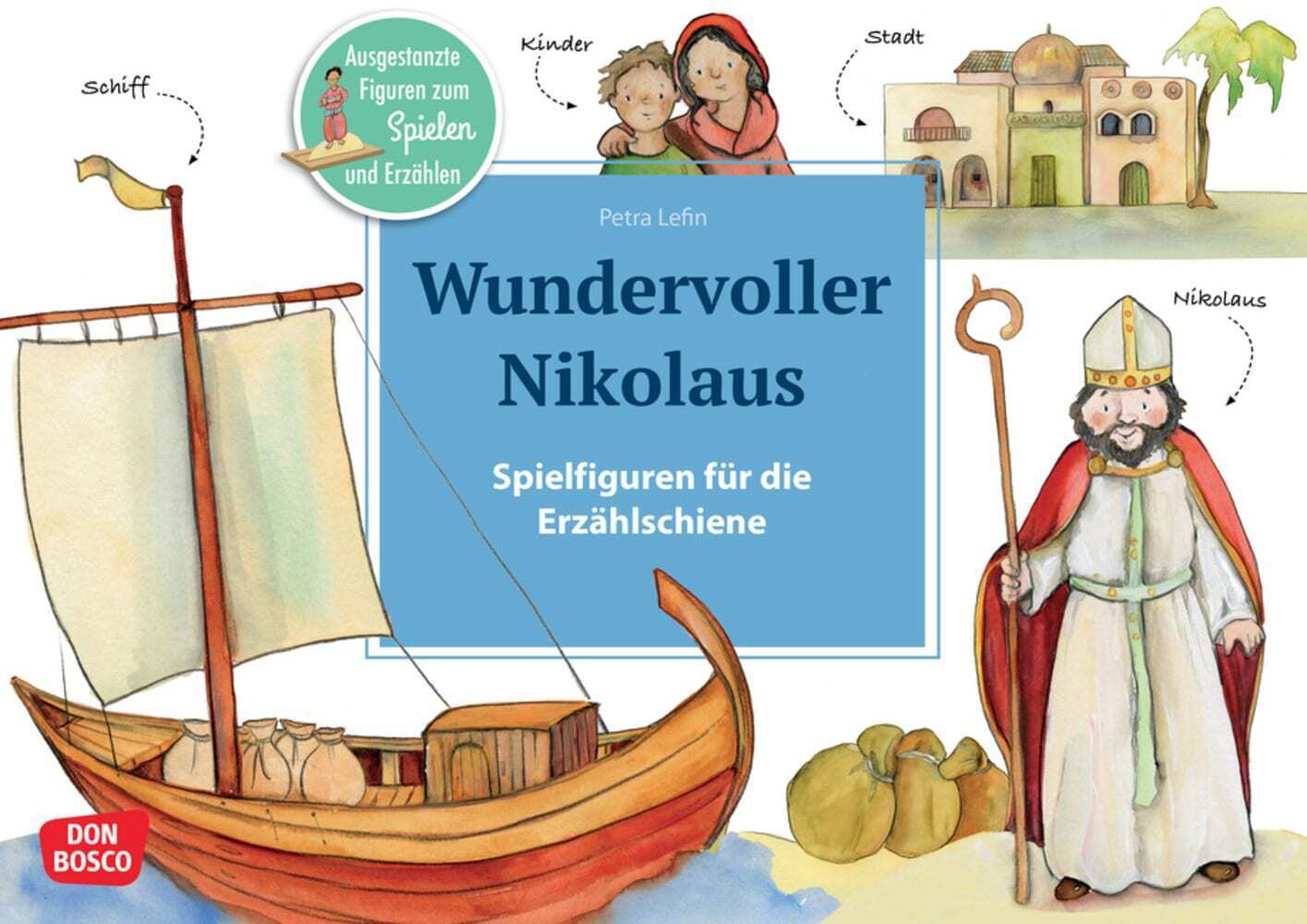 Wundervoller Nikolaus. Erzählschienen-Figurenset, m. 1 Beilage main product photo