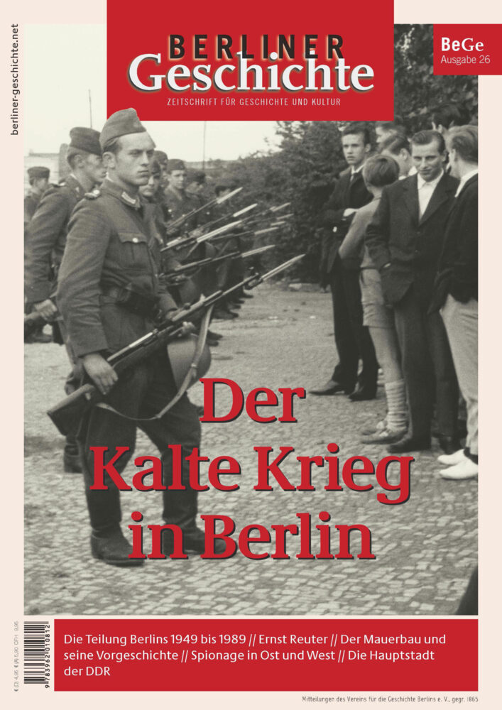 Berliner Geschichte - Zeitschrift für Geschichte und Kultur main product photo