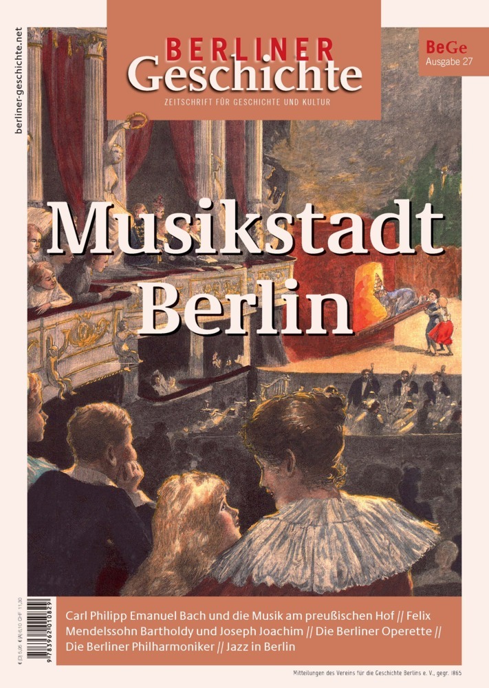 Berliner Geschichte - Zeitschrift für Geschichte und Kultur main product photo