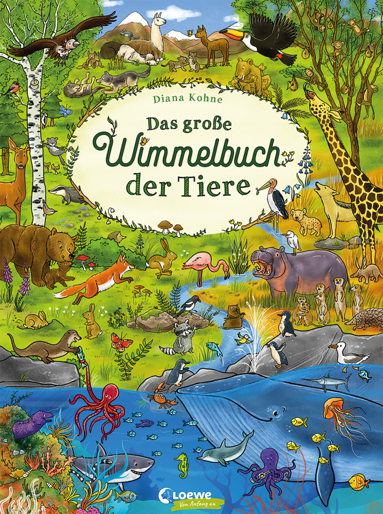 Das große Wimmelbuch der Tiere main product photo