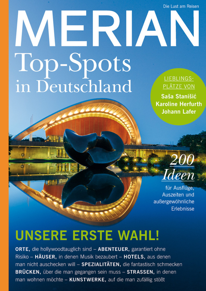 MERIAN Magazin Top-Spots in Deutschland 12/21 main product photo