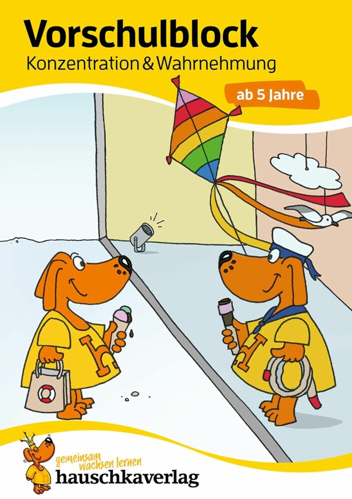 Vorschulblock ab 5 Jahre für Junge und Mädchen - Konzentration und Wahrnehmung main product photo