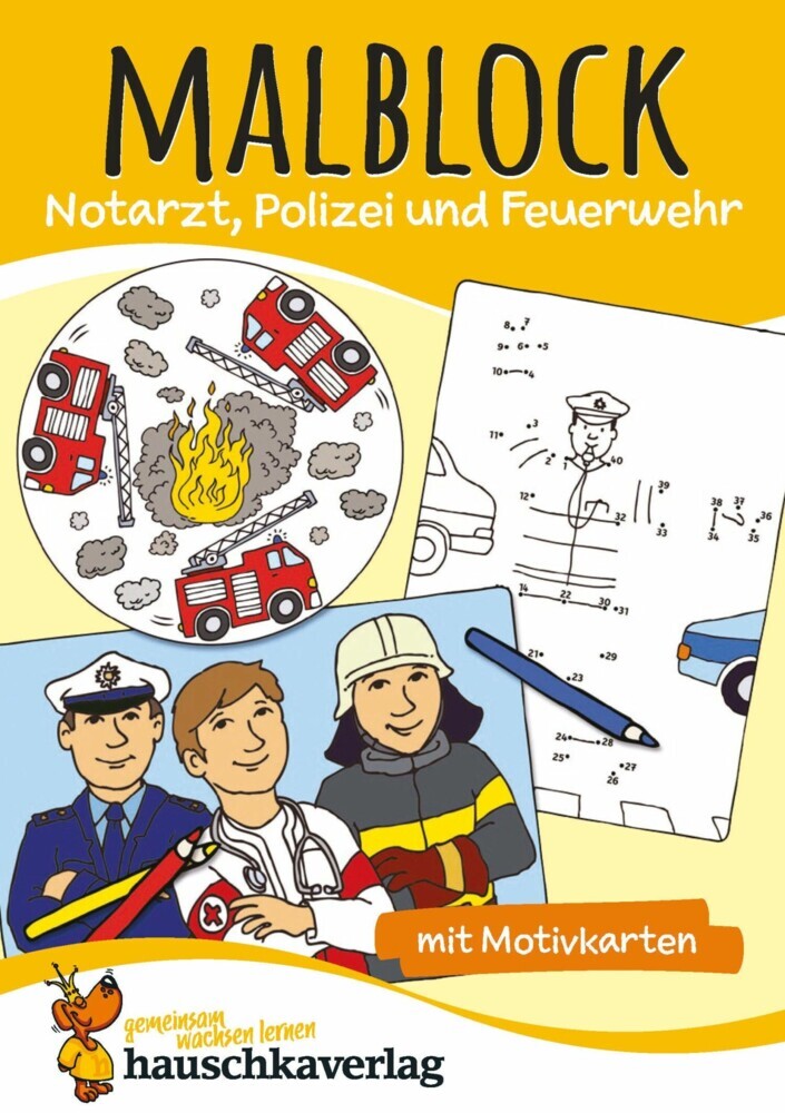 Malbuch ab 4 Jahre für Junge und Mädchen - Feuerwehr main product photo