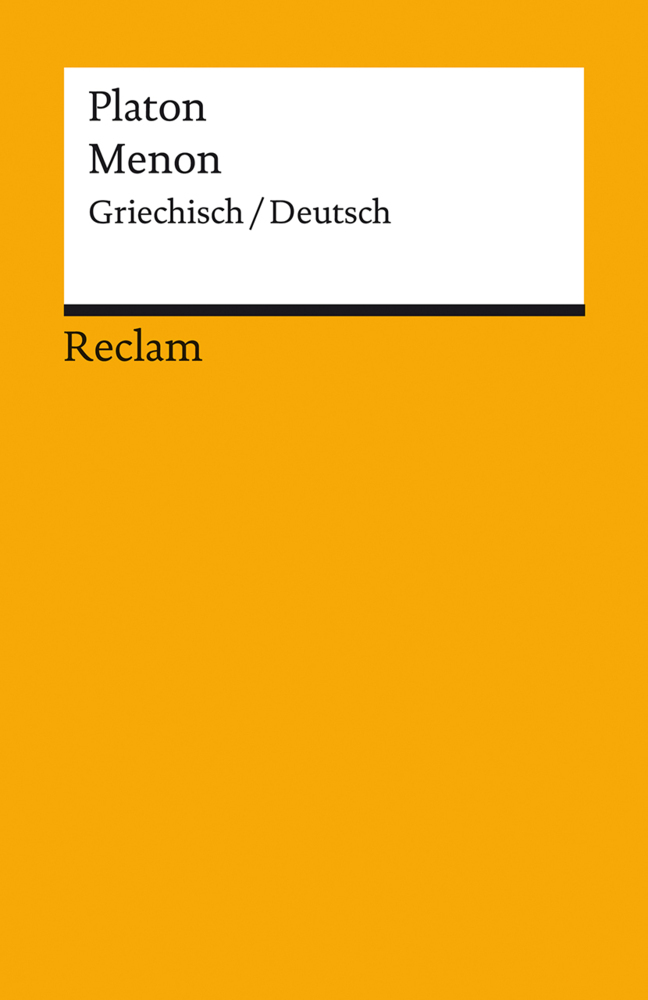 Menon. Griechisch/Deutsch main product photo