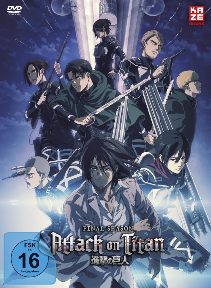 Attack on Titan Final Season - Staffel 4 - DVD 1 mit Sammelschuber (Limited Edition) (2 Discs) main product photo