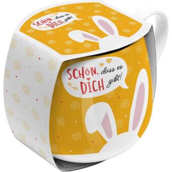 Tasse bauchig "Schön, dass es Dich gibt"