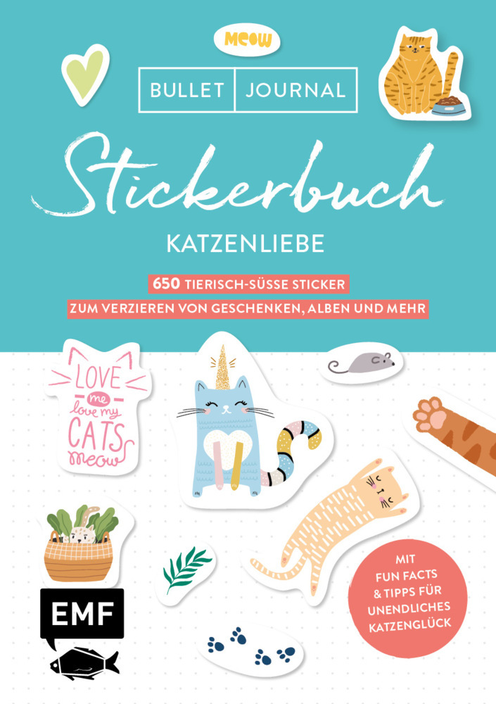 Bullet Journal Stickerbuch - Katzenliebe main product photo