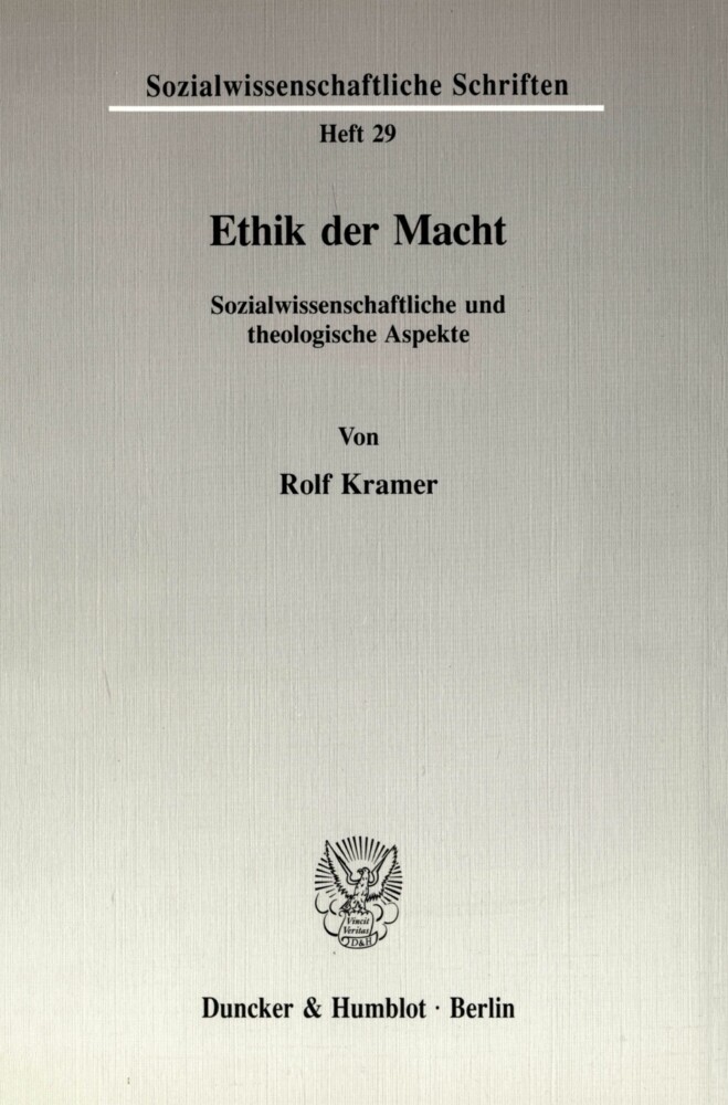 Ethik der Macht. main product photo