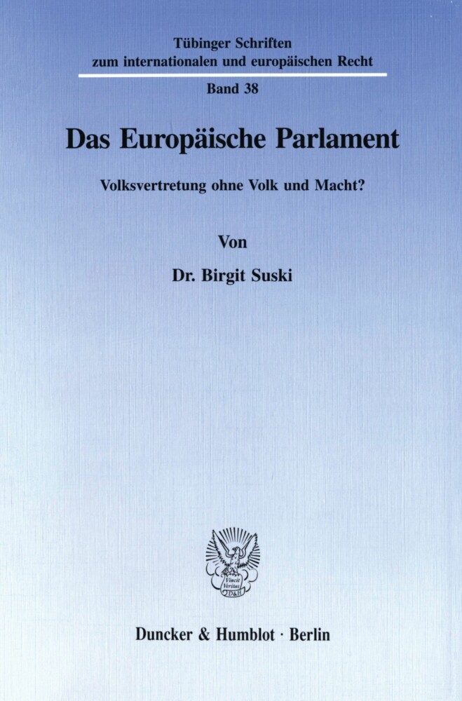 Das Europäische Parlament. main product photo