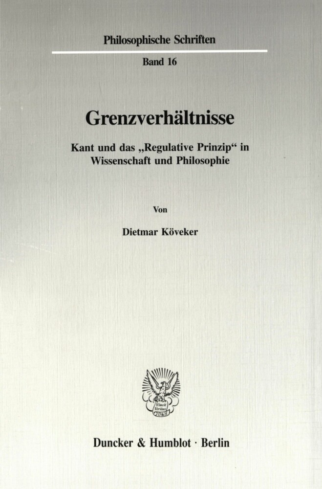 Grenzverhältnisse. main product photo
