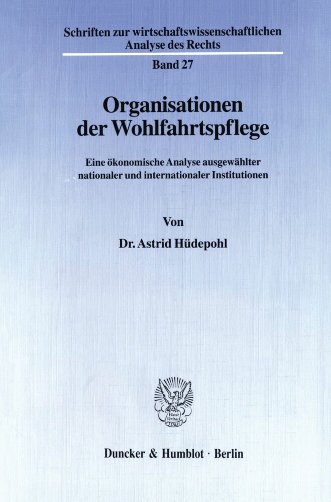 Organisationen der Wohlfahrtspflege. main product photo