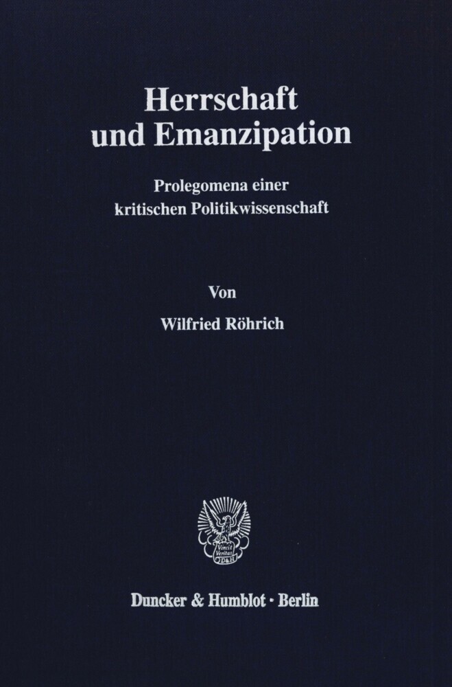 Herrschaft und Emanzipation. main product photo