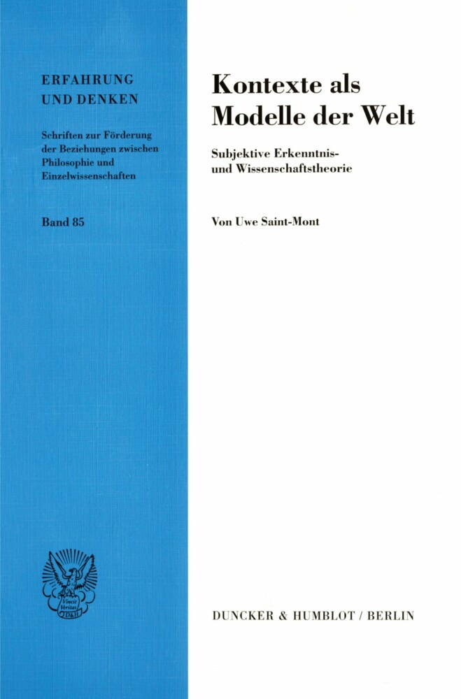 Kontexte als Modelle der Welt. main product photo