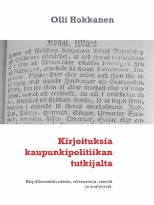 Kirjoituksia kaupunkipolitiikan tutkijalta