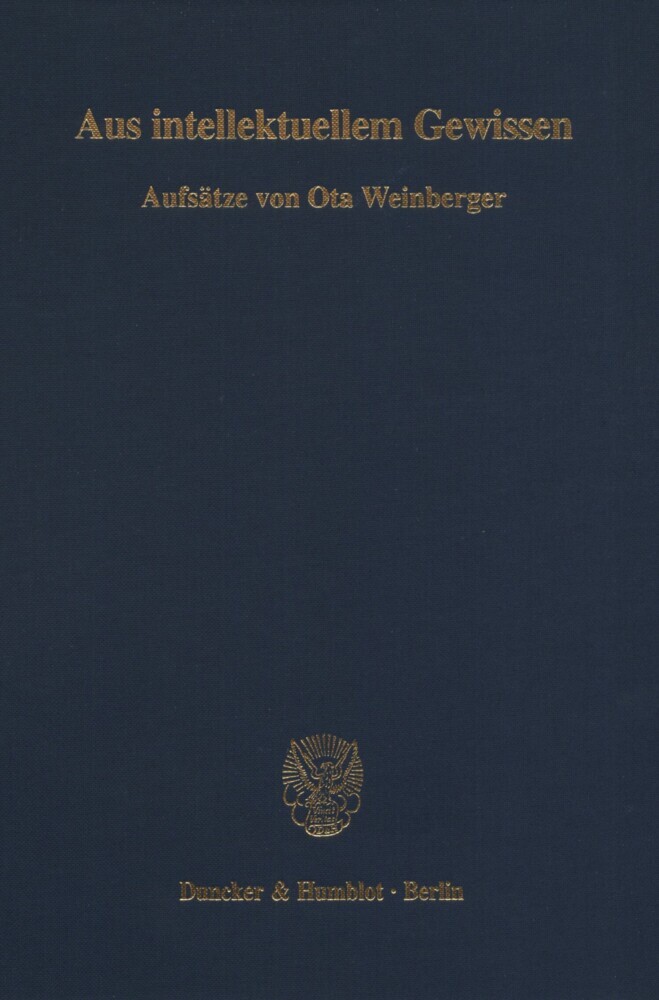 Aus intellektuellem Gewissen. main product photo