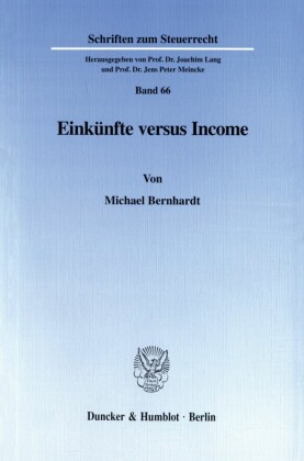 Einkünfte versus Income.