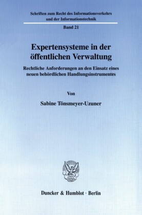 Expertensysteme in der öffentlichen Verwaltung.