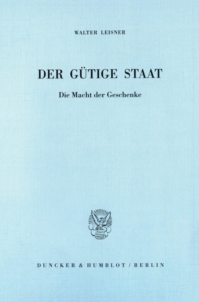Der gütige Staat. main product photo