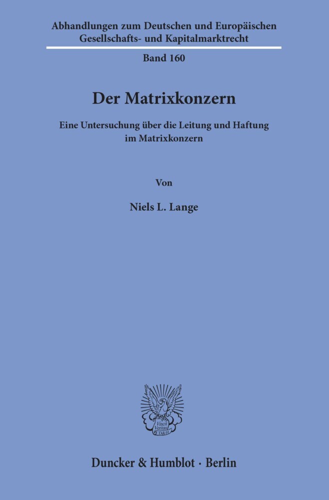 Der Matrixkonzern. main product photo