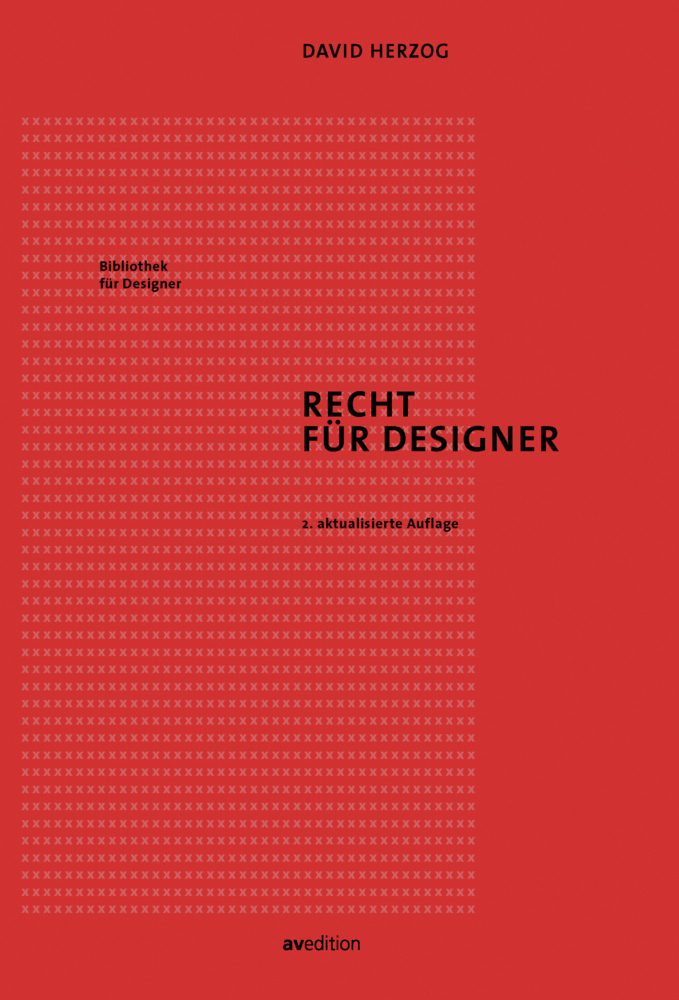 Recht für Designer main product photo