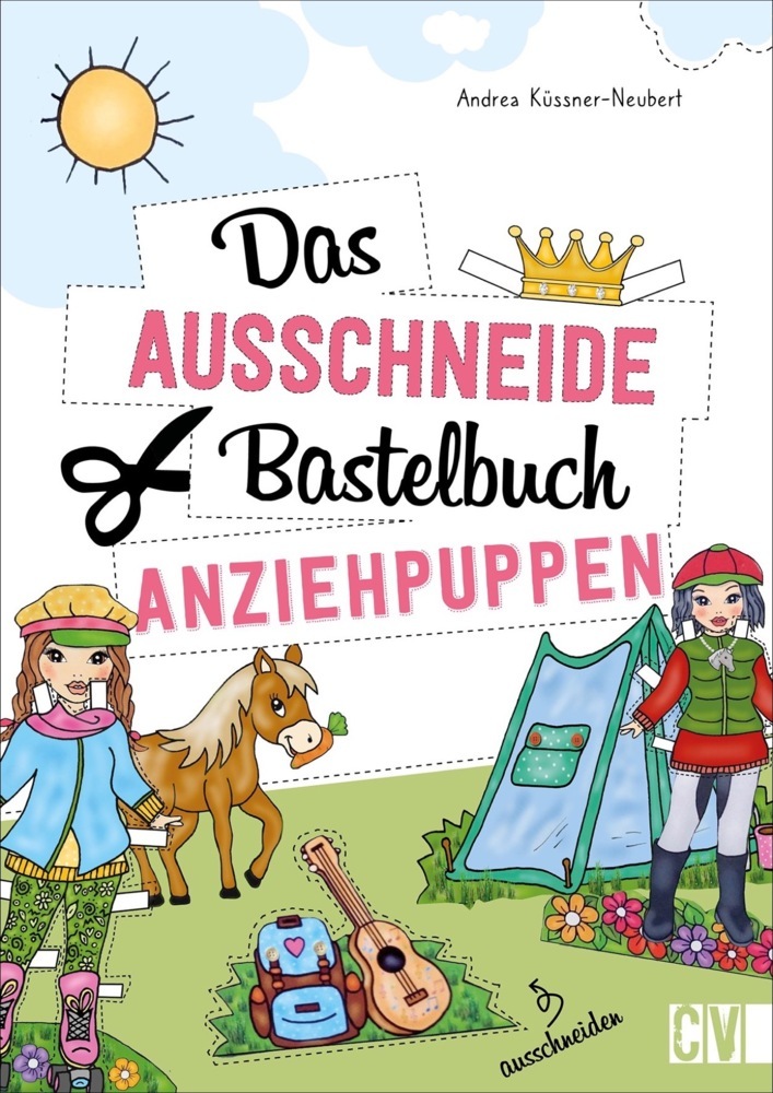 Das Ausschneide-Bastelbuch Anziehpuppen main product photo