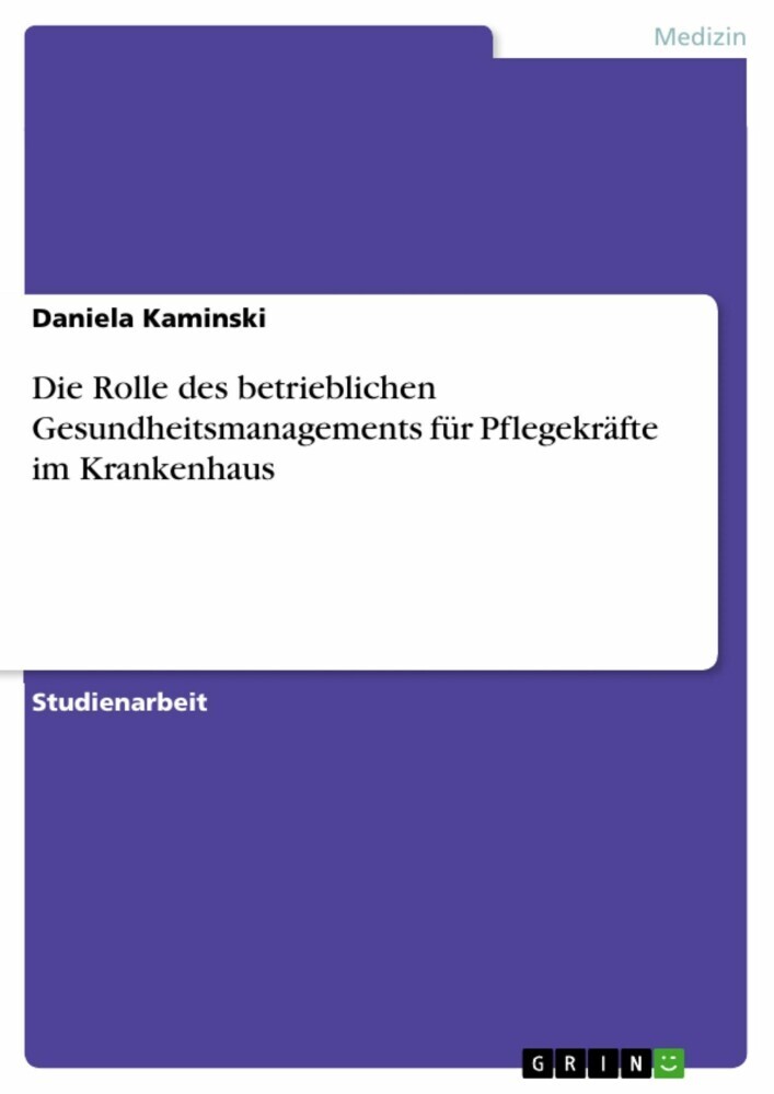 Die Rolle des betrieblichen Gesundheitsmanagements für Pflegekräfte im Krankenhaus main product photo